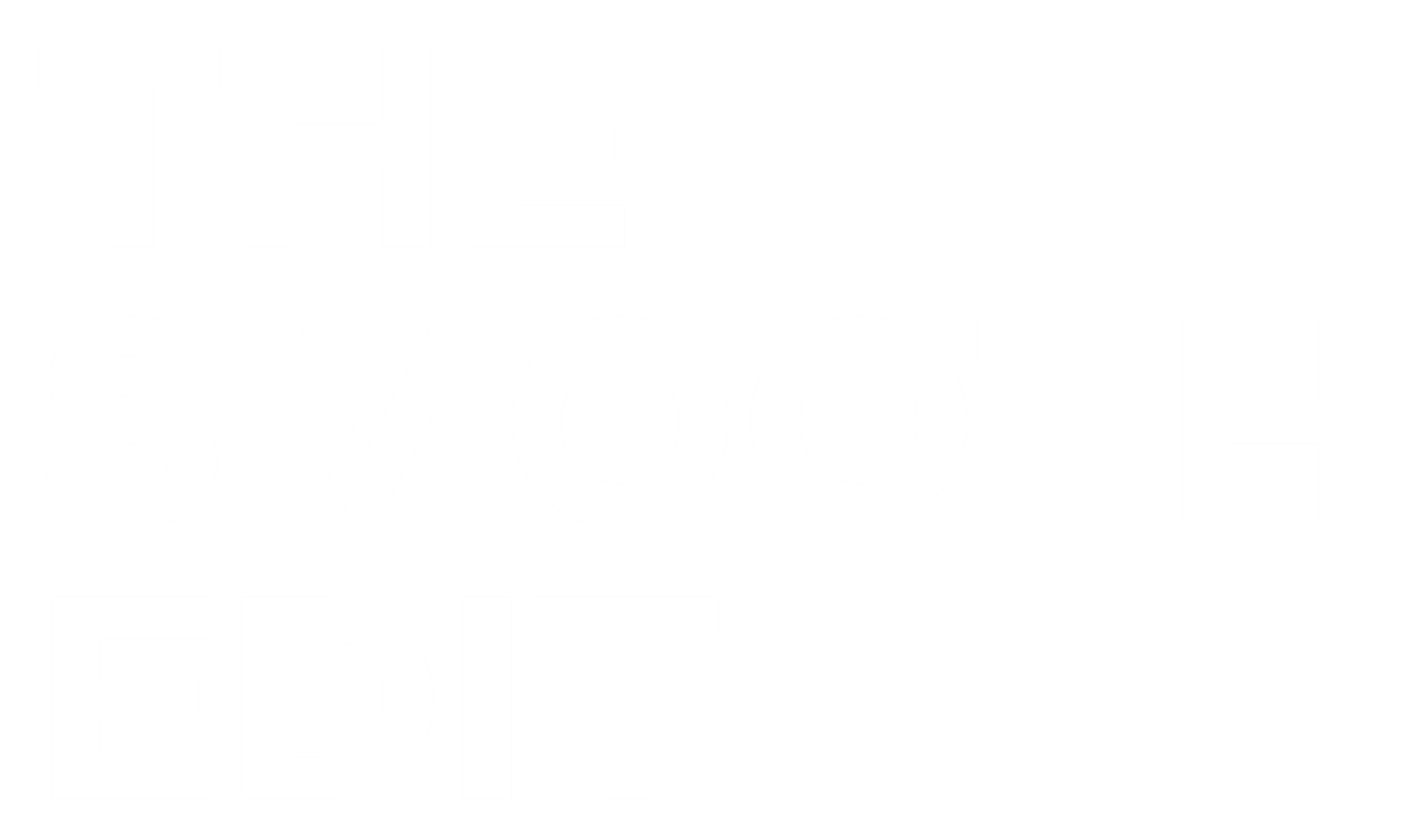 THE SMOOTH EDIT - WHITE